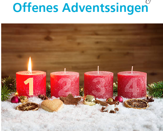 Offenes Adventssingen