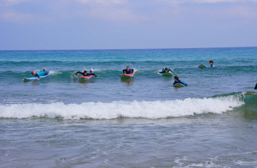 Surflager in Spanien