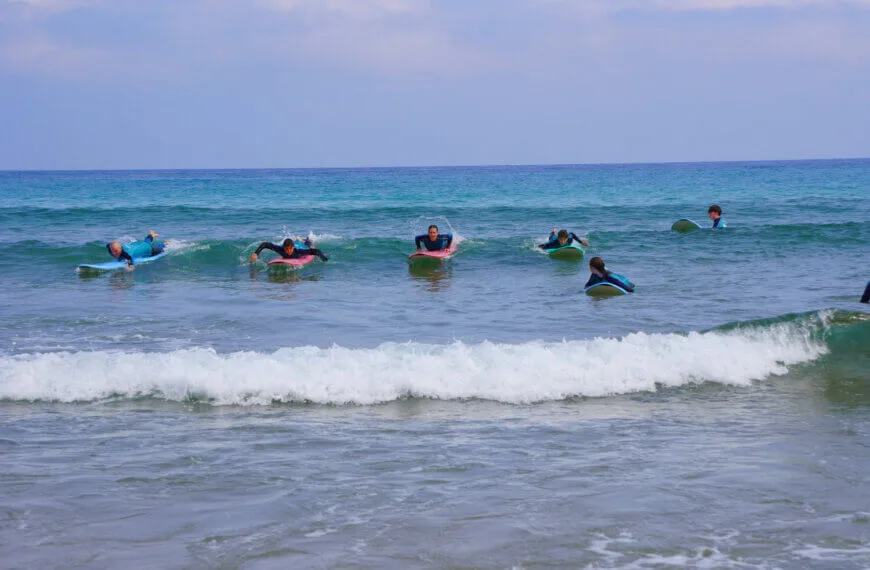 Surflager in Spanien